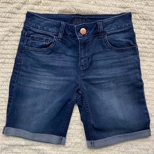 Justice girls jean shorts